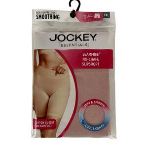 Jockey Essentials Seamfree Non-compression No-Chafe Slip Short Size 3XL Rose